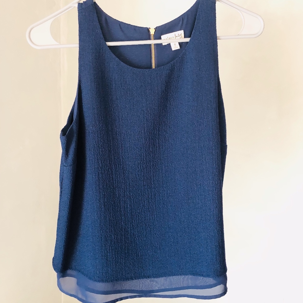 Maison Jules Dressy Layered-Look Tank Top
